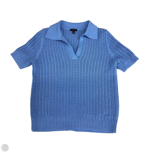 Sweater Short Sleeve By Talbots In Blue, Size: Xs