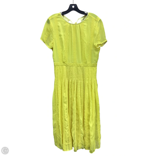 Dress Casual Maxi By J. Crew In Yellow, Size: M