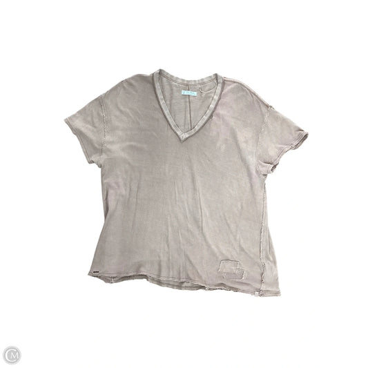 Top Short Sleeve By We The Free In Brown, Size: L
