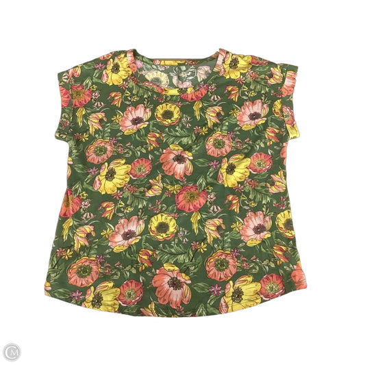 Top Short Sleeve Basic By Lane Bryant In Multi-colored, Size: 1x