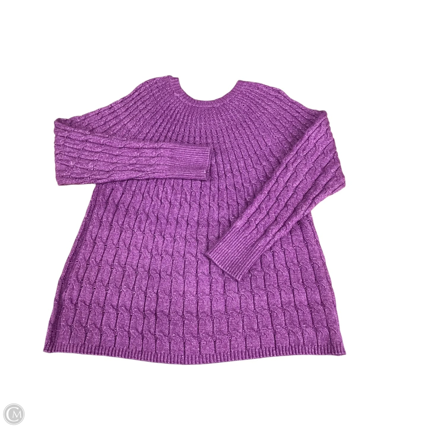 Sweater By Lane Bryant In Purple, Size: 1x