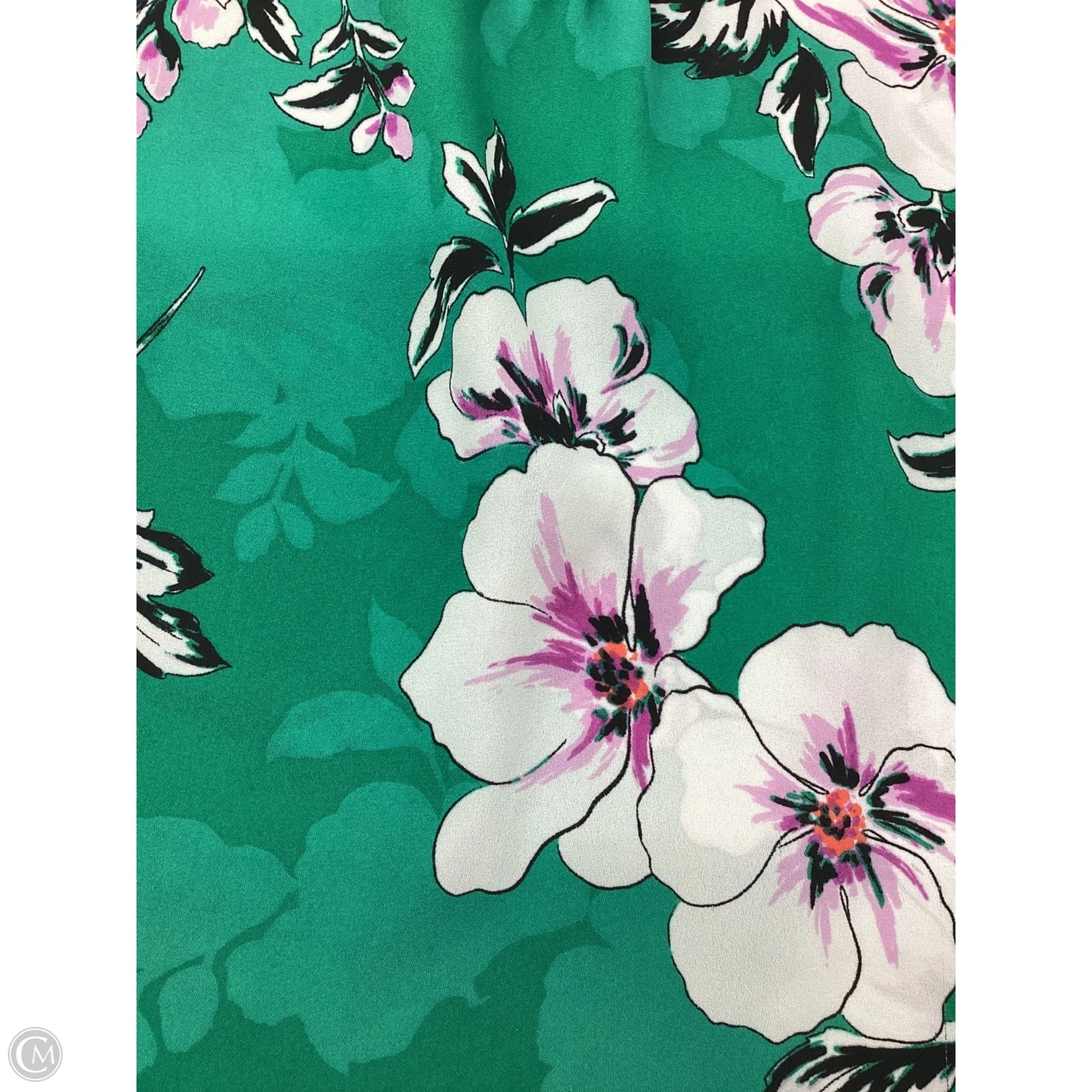 Blouse Sleeveless By Van Heusen In Green, Size: Xxl