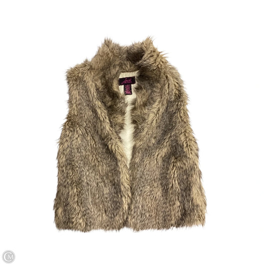 Vest Faux Fur & Sherpa By Jack By Bb Dakota In Brown, Size: M