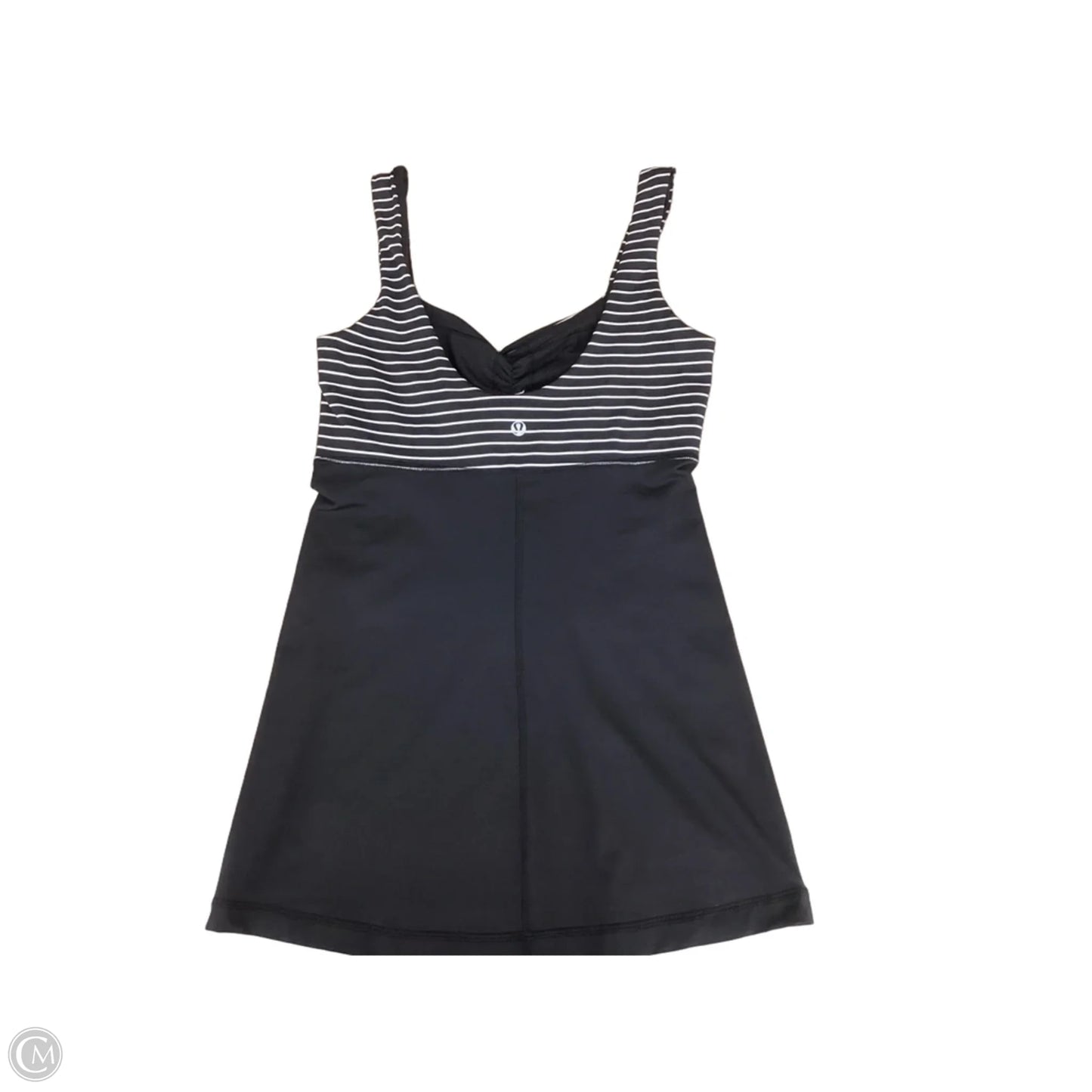 Athletic Tank Top By Lululemon In Black & White, Size: 6