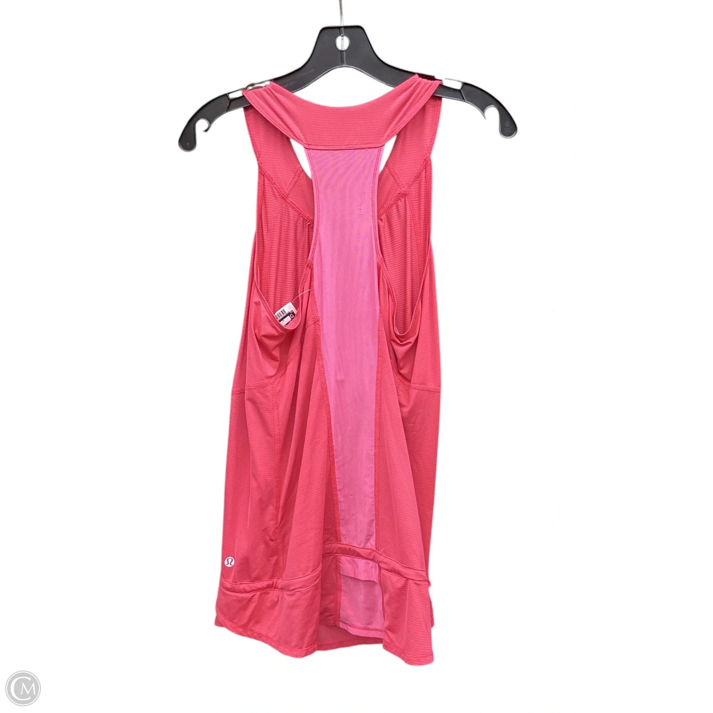 Athletic Tank Top By Lululemon In Pink, Size: L