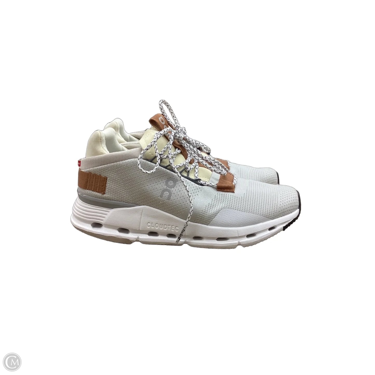 Shoes Athletic By On Cloud In Brown & Grey, Size: 8