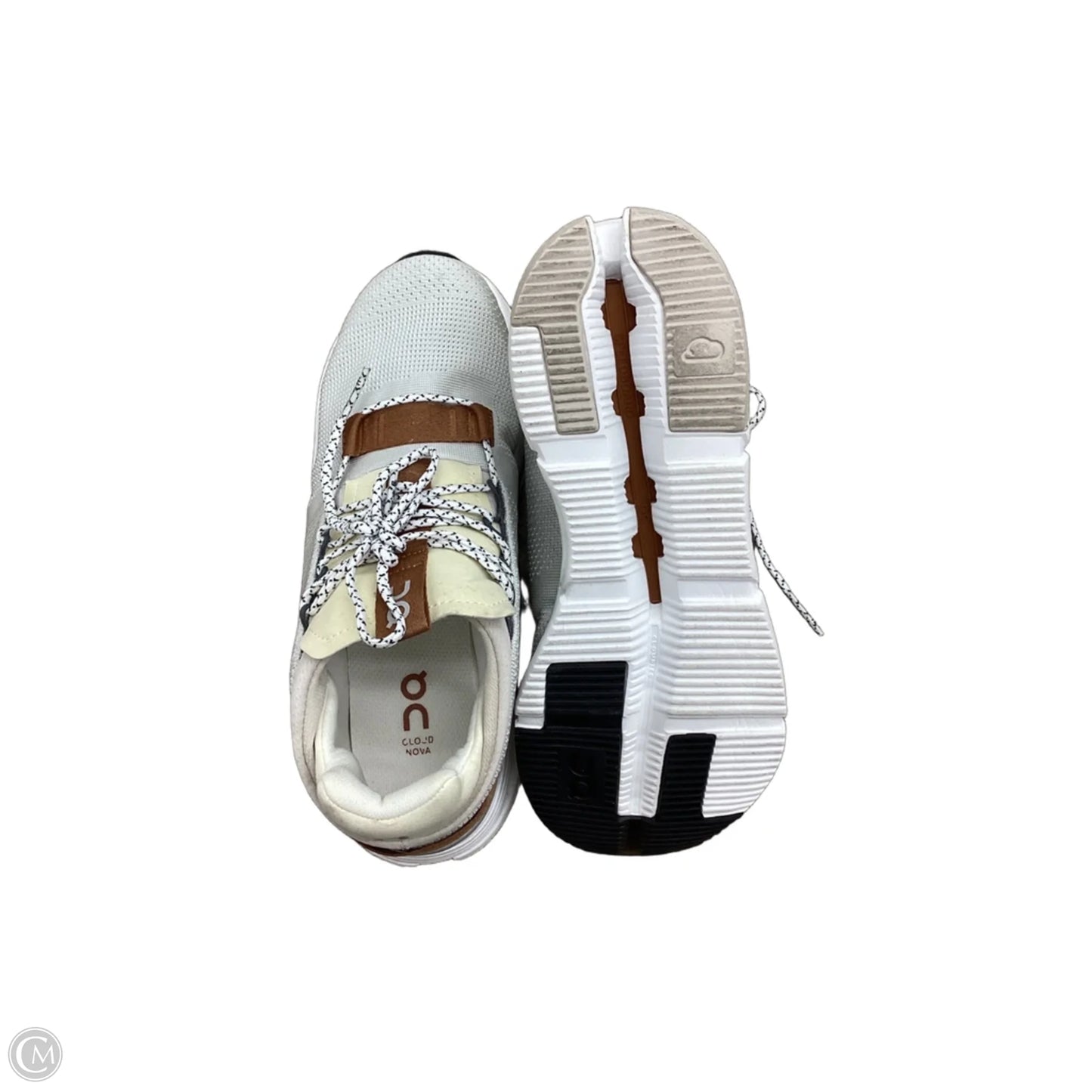 Shoes Athletic By On Cloud In Brown & Grey, Size: 8