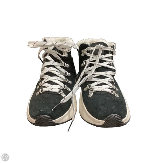 Boots Ankle Flats By Sorel In Black & White, Size: 10