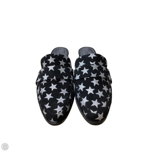 Shoes Designer By Rebecca Minkoff In Black & Silver, Size: 7.5