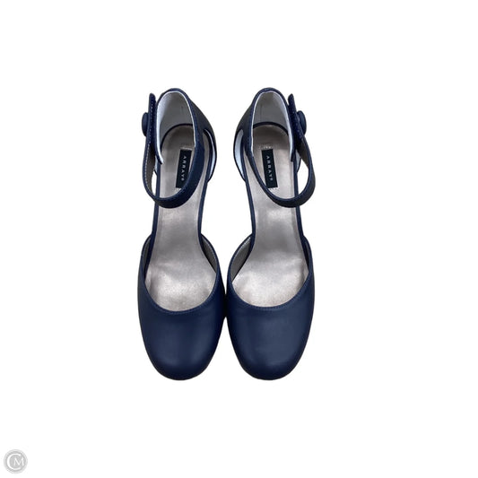 Shoes Heels Kitten By Clothes Mentor In Navy, Size: 7.5