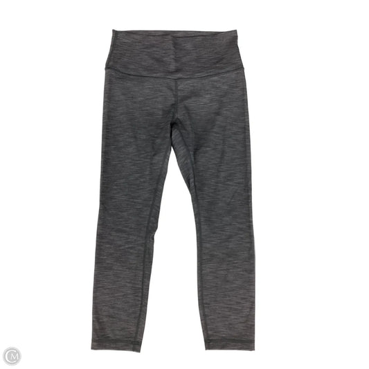 Athletic Leggings By Lululemon In Grey, Size: 8