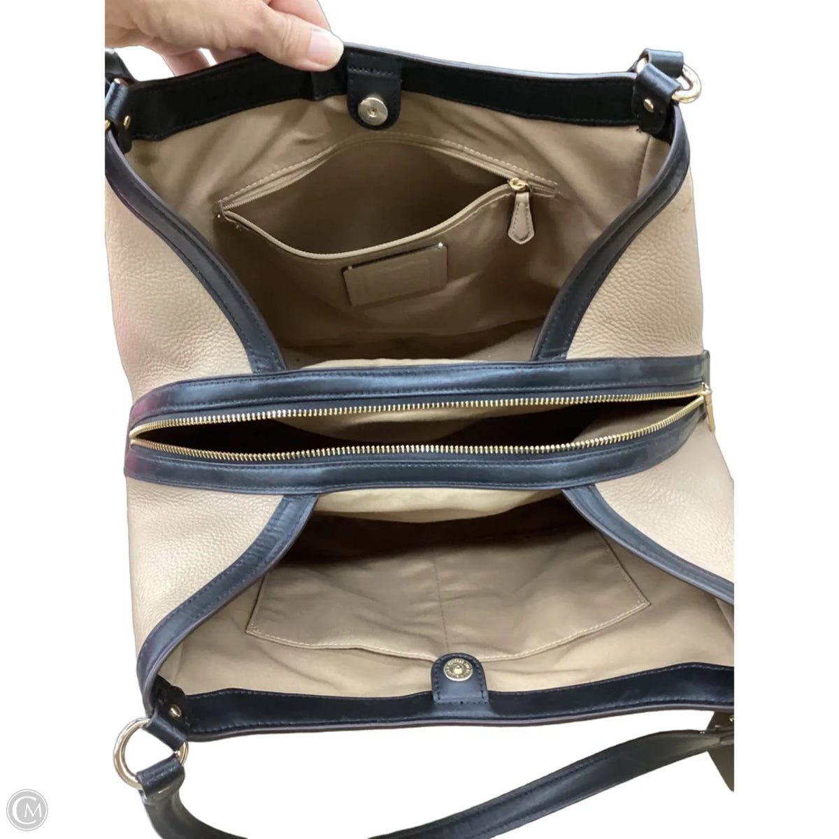 Handbag Designer By Coach, Size: Medium