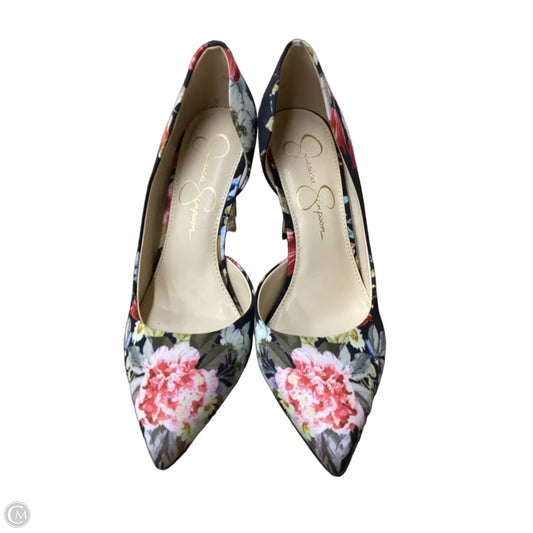 Shoes Heels Stiletto By Jessica Simpson In Floral Print, Size: 6