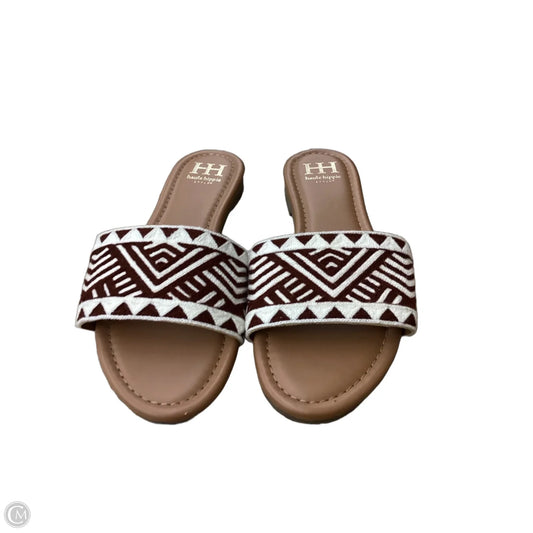 Sandals Flats By Haute Hippie In Brown, Size: 9.5
