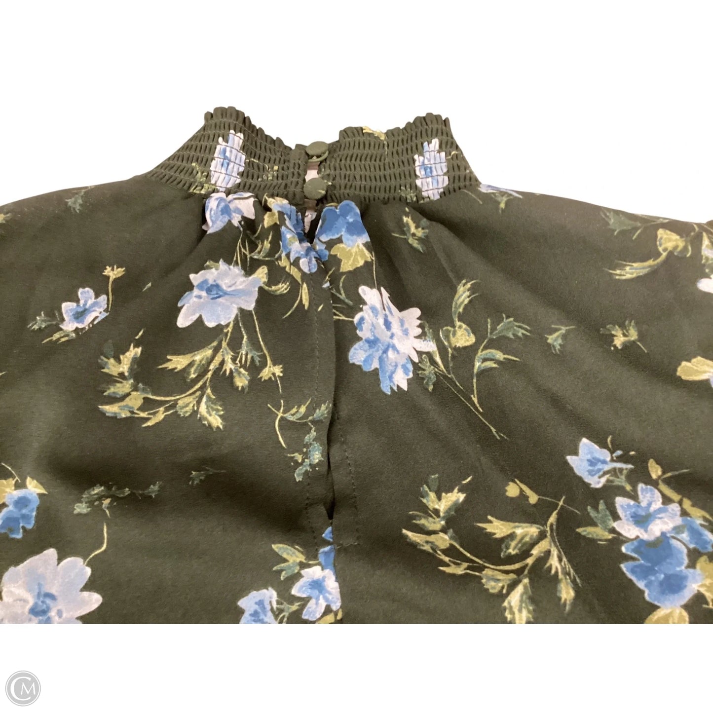 Blouse Long Sleeve By Cece In Green, Size: S