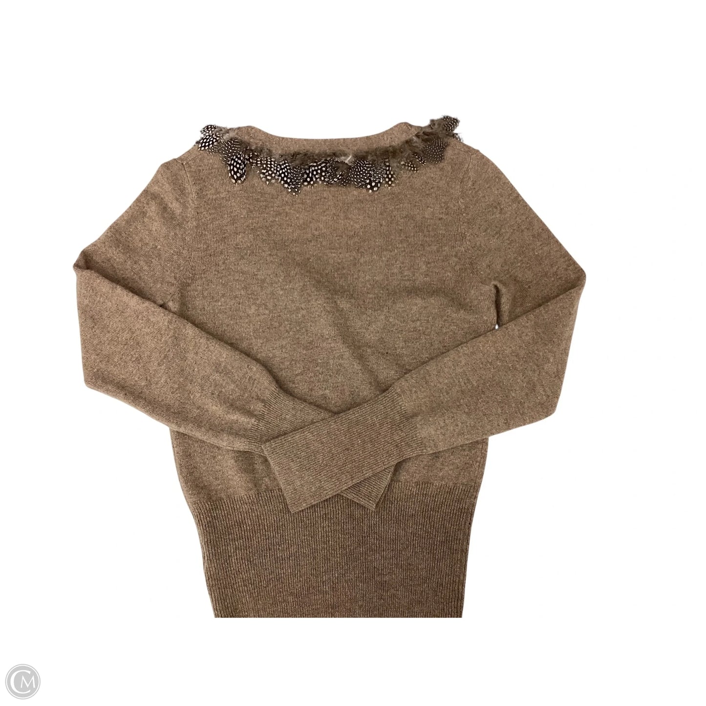 Sweater Cardigan By Clothes Mentor In Brown, Size: S