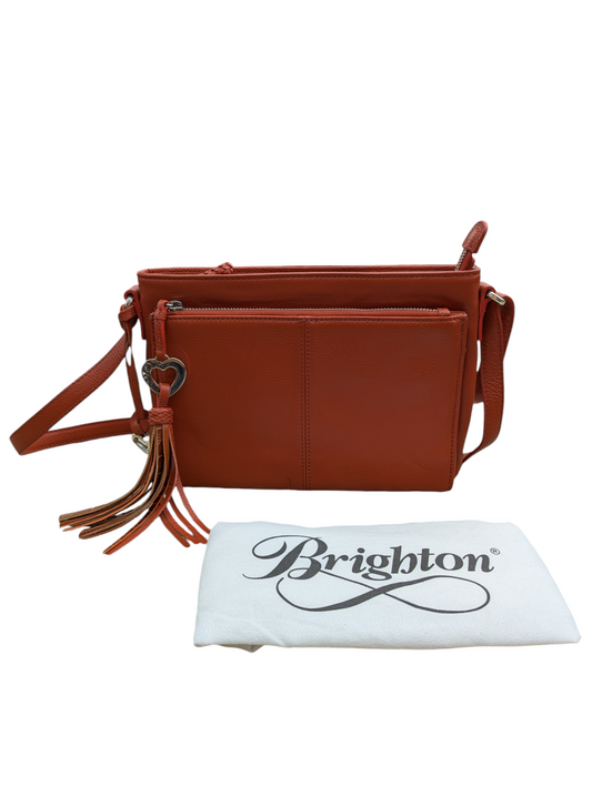 Crossbody Leather By Brighton, Size: Medium