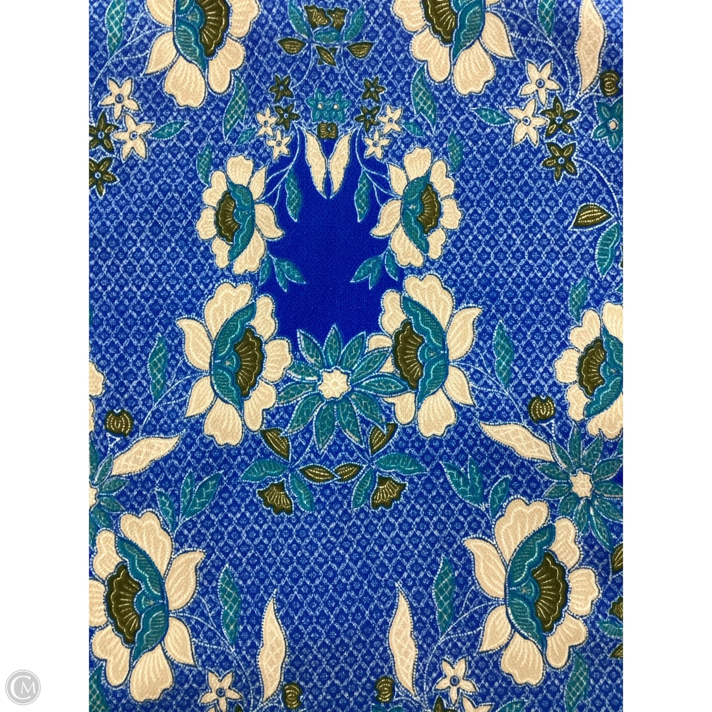 Blouse Sleeveless By Rose And Olive In Blue & Green, Size: L