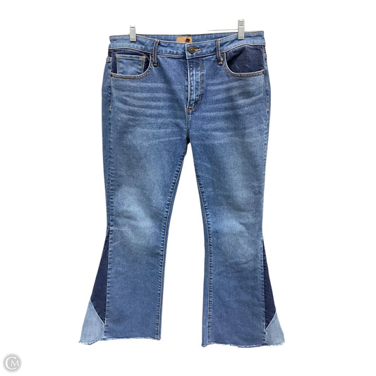 Jeans Flared By Driftwood In Blue Denim, Size: 8