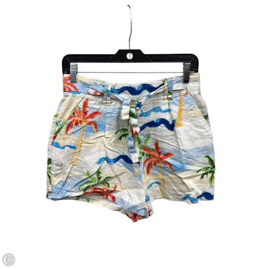 Shorts By C And C In Tropical Print, Size: 6