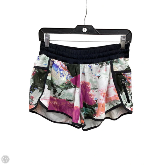Athletic Shorts By Lululemon In Multi-colored, Size: 10