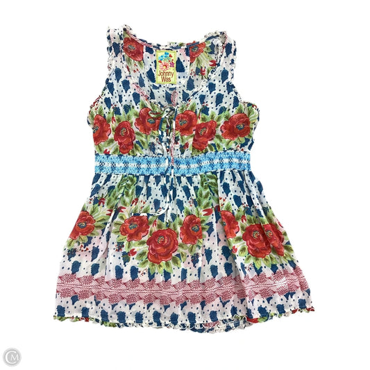 Blouse Sleeveless By Johnny Was In Floral Print, Size: S