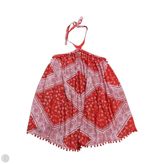 Tunic Sleeveless By Tularosa In Red & White, Size: M
