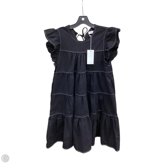 Dress Casual Short By Cmc In Black Denim, Size: S