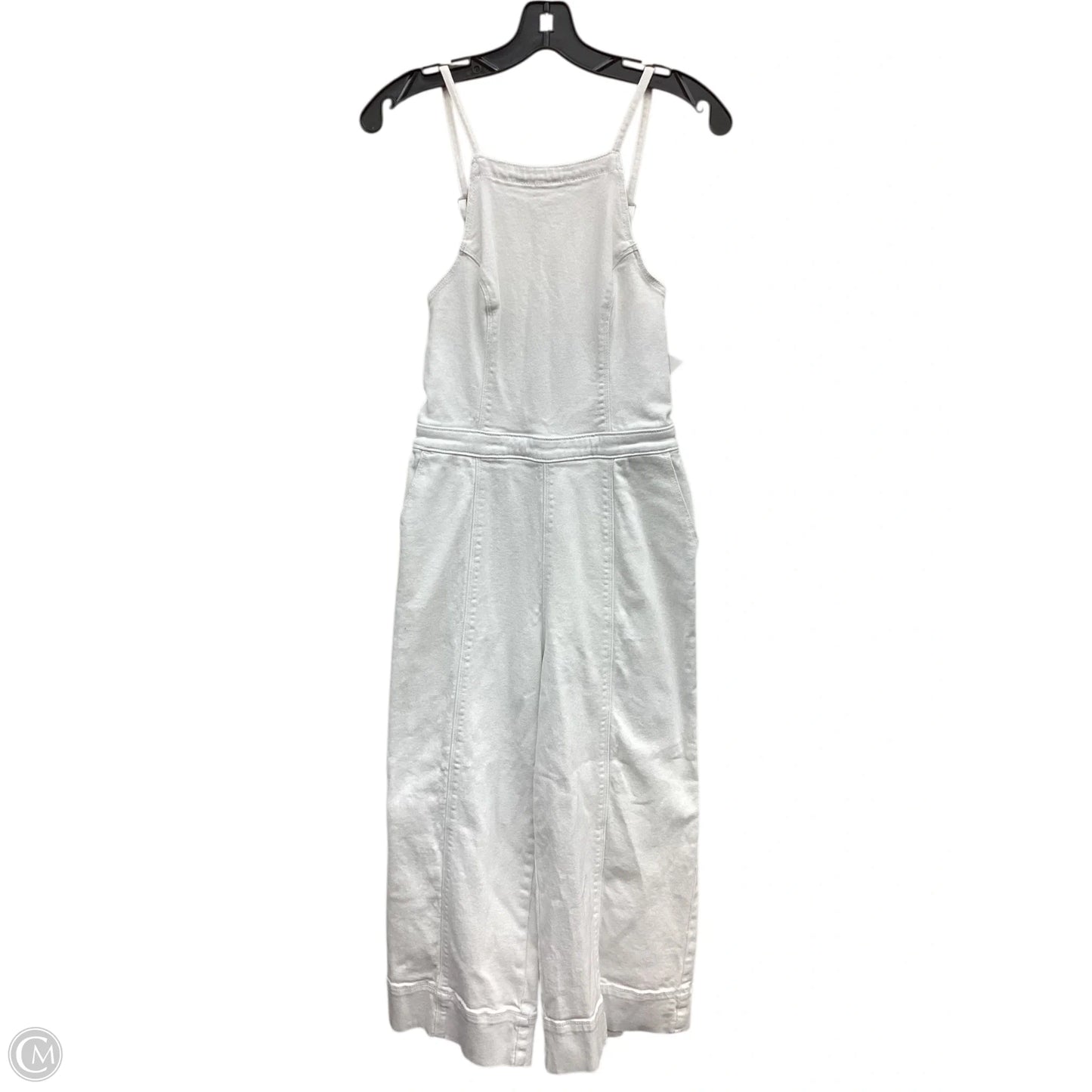 Jumpsuit By Hollister In White Denim, Size: M