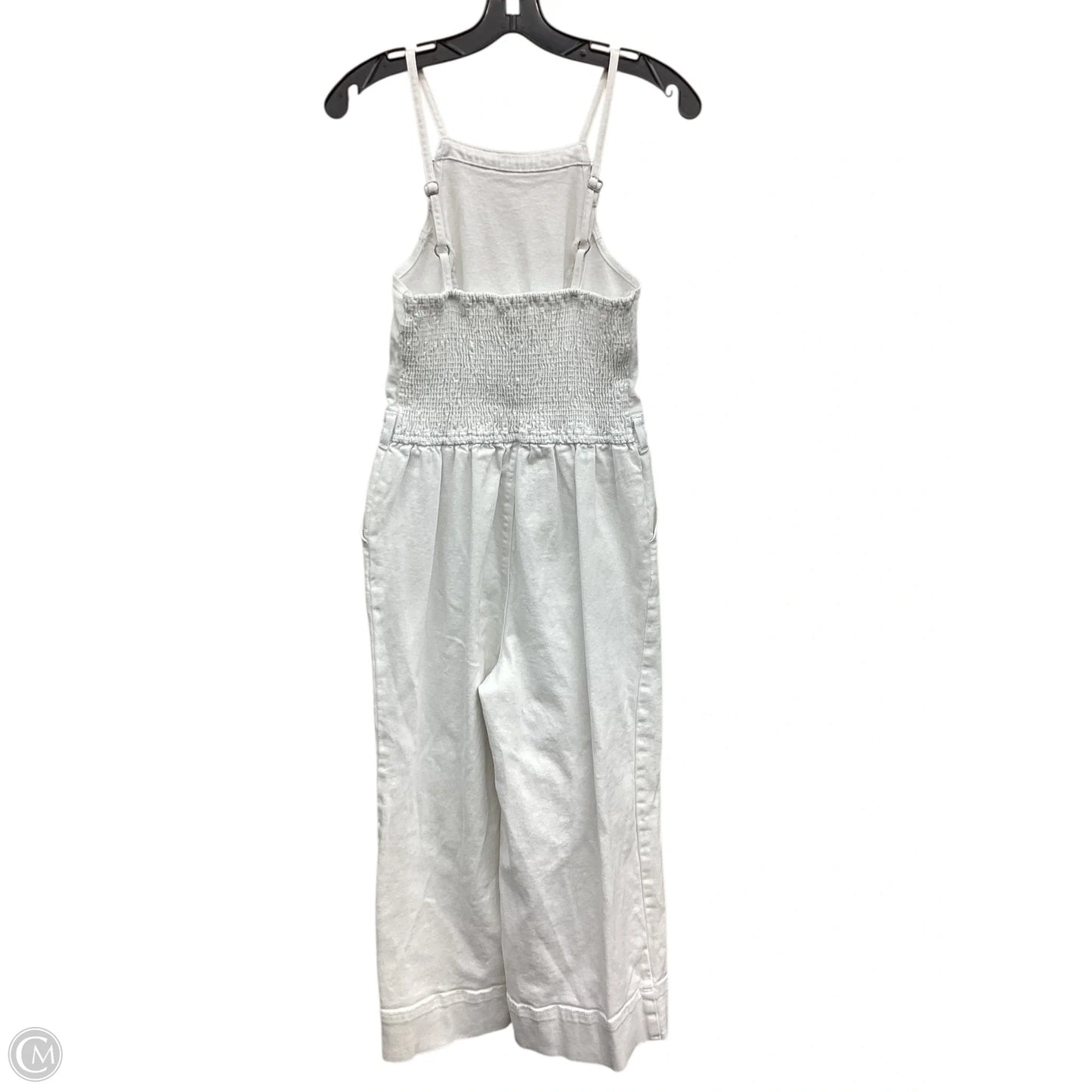 Jumpsuit By Hollister In White Denim, Size: M