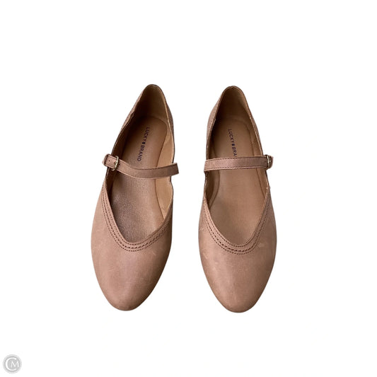 Shoes Flats By Lucky Brand In Tan, Size: 7.5
