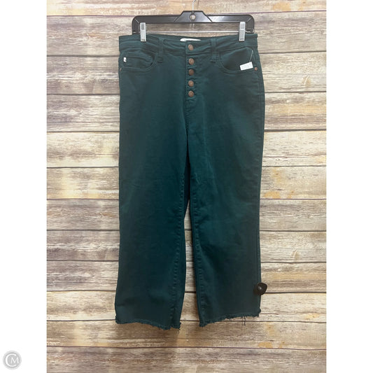 Jeans Wide Leg By Judy Blue In Green, Size: 10