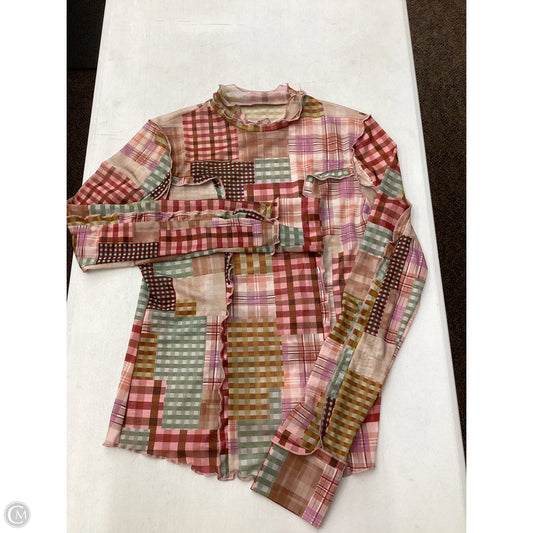 Top Long Sleeve By Shein In Multi-colored, Size: Xl
