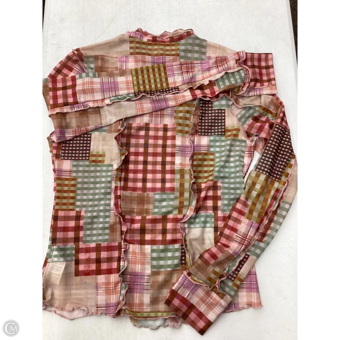 Top Long Sleeve By Shein In Multi-colored, Size: Xl
