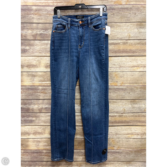 Jeans Wide Leg By Judy Blue In Blue Denim, Size: 14