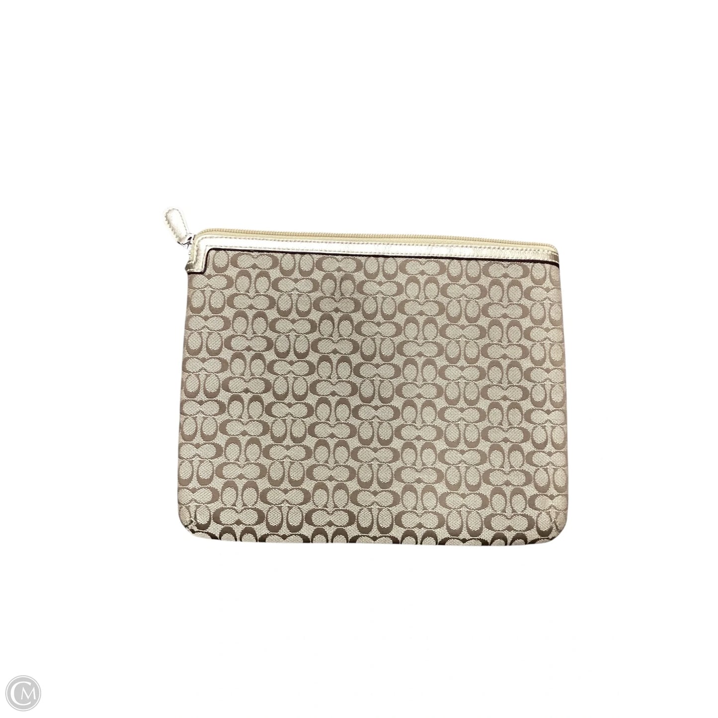 Makeup Bag Designer By Coach, Size: Medium