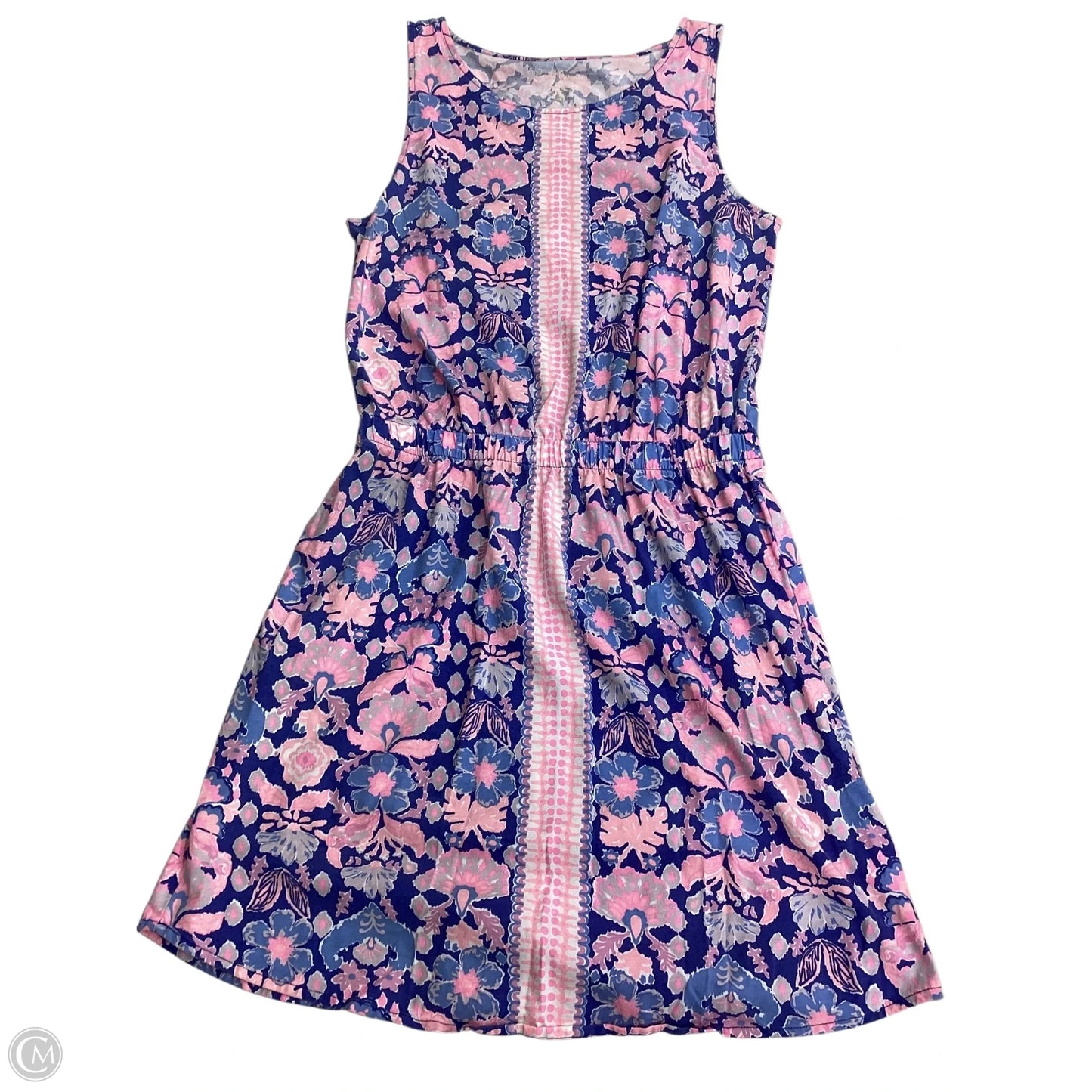 Dress Designer By Lilly Pulitzer In Blue & Pink, Size: M