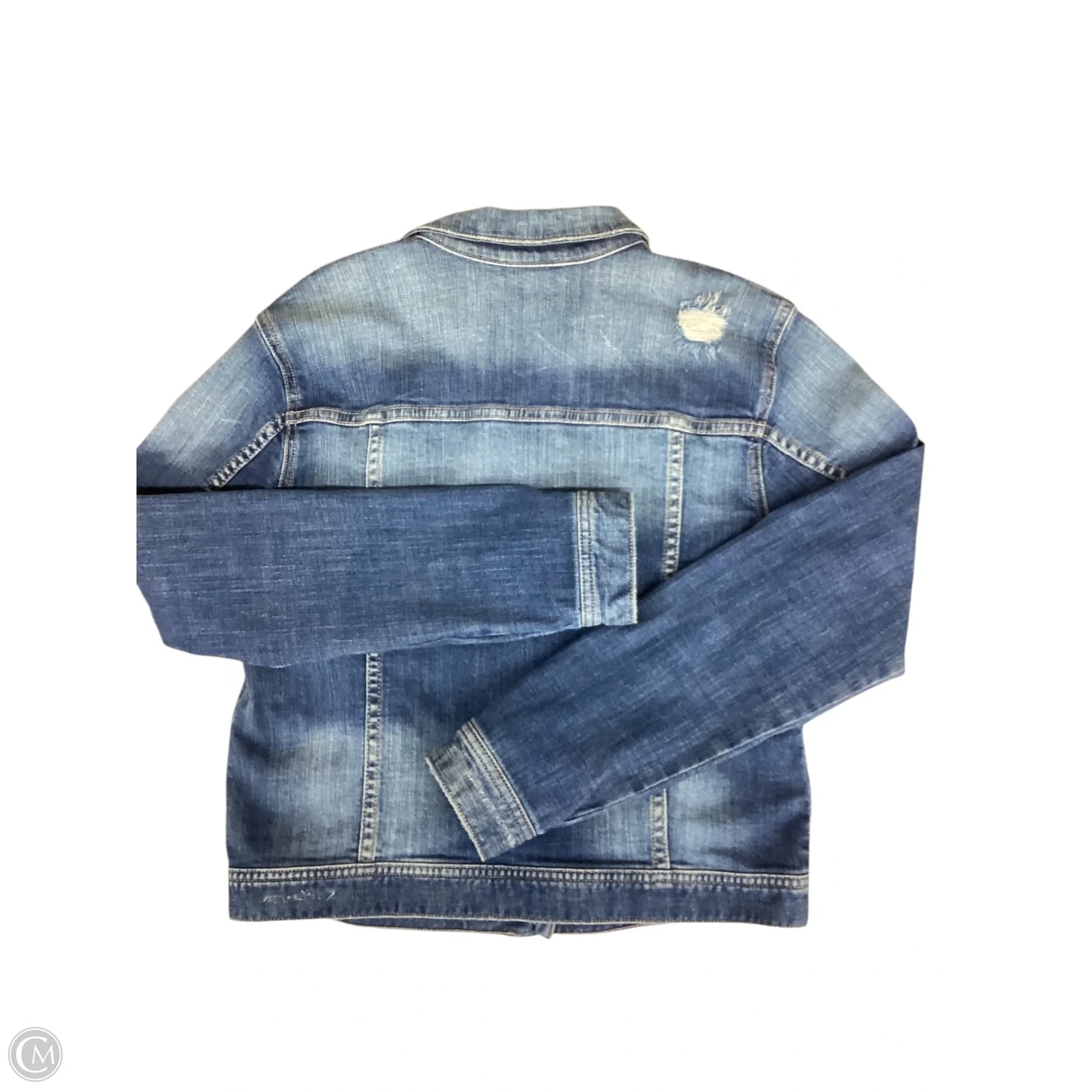 Jacket Denim By Blue Rain In Blue Denim, Size: S