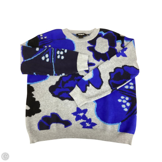 Sweater By Desigual In Grey, Size: M