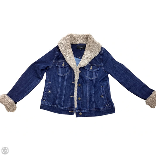Jacket Denim By Liverpool In Blue Denim, Size: M
