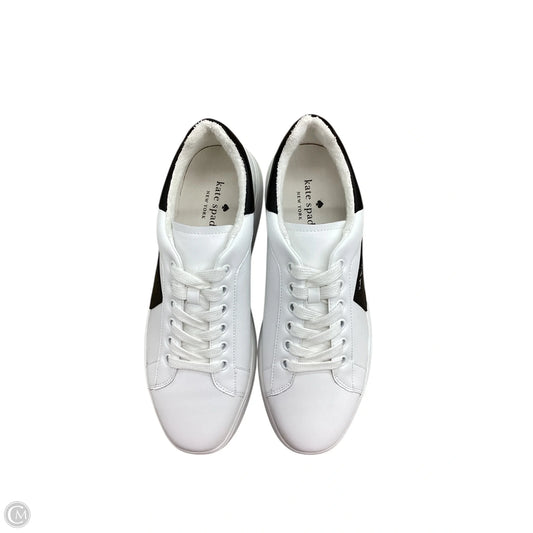 Shoes Designer By Kate Spade In Black & White, Size: 10