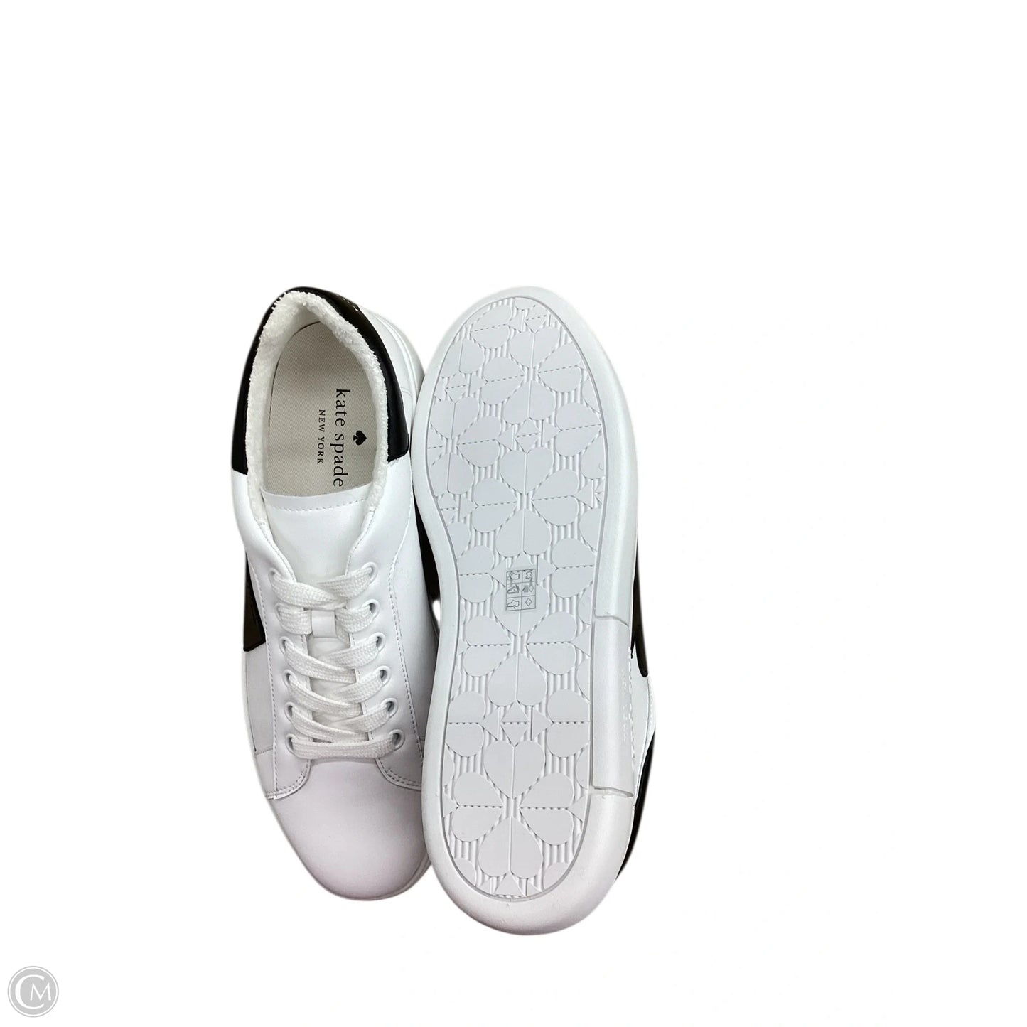 Shoes Designer By Kate Spade In Black & White, Size: 10