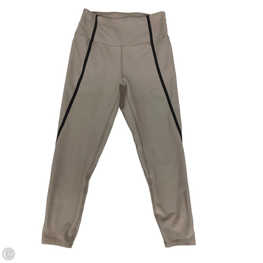 Athletic Leggings By Ypb In Taupe, Size: M