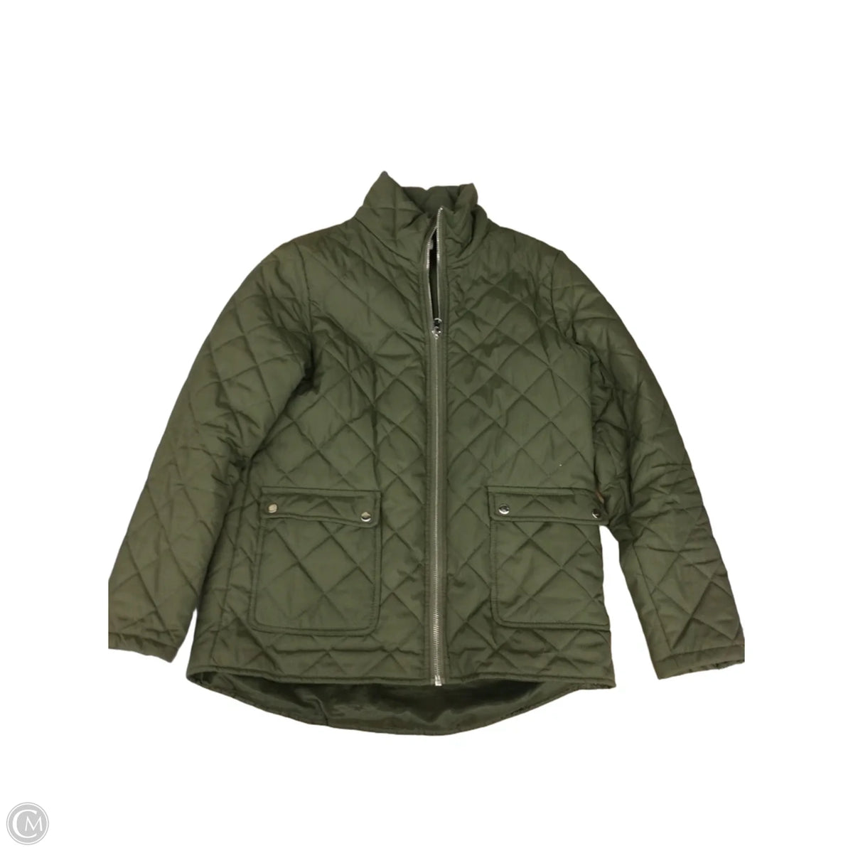 Jacket Puffer & Quilted By Clothes Mentor In Green, Size: S