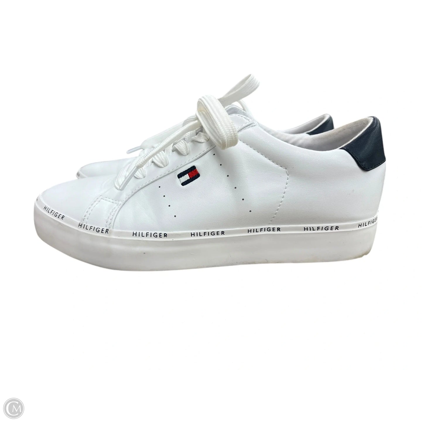 Shoes Sneakers By Tommy Hilfiger In White, Size: 9.5