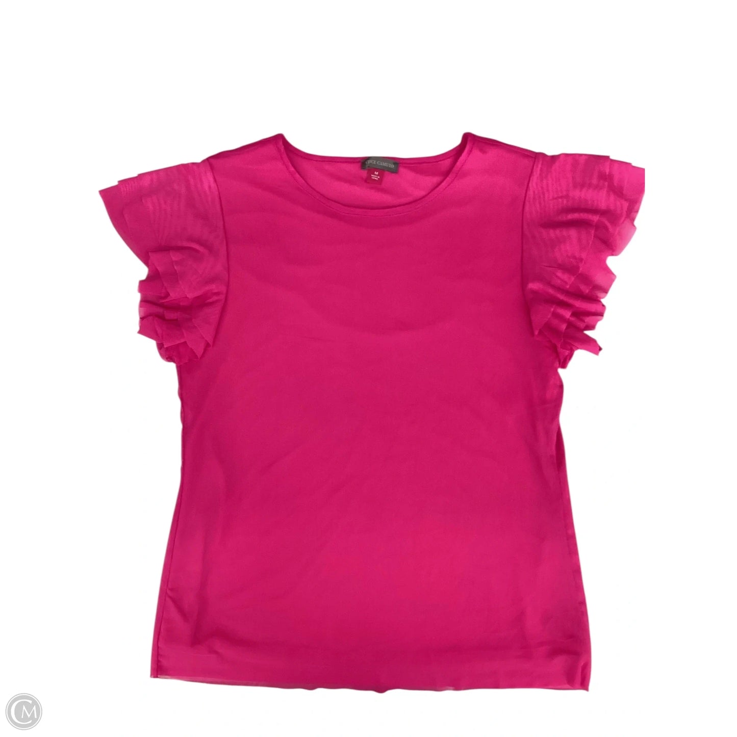 Top Short Sleeve By Vince Camuto In Pink, Size: M
