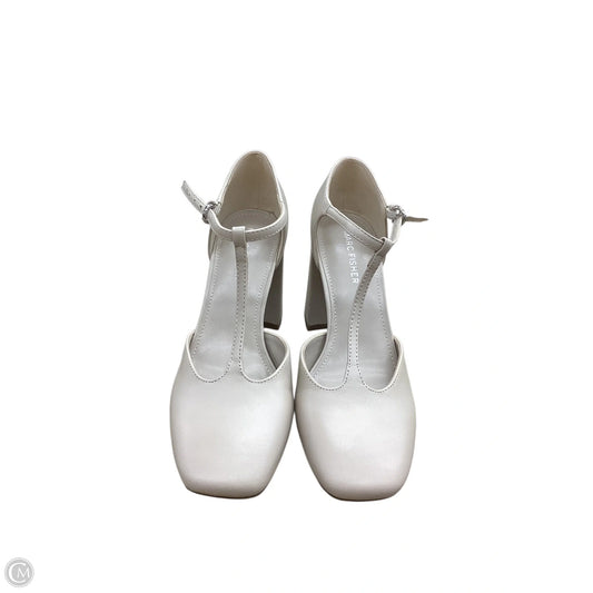 Shoes Heels Block By Marc Fisher In Cream, Size: 7.5
