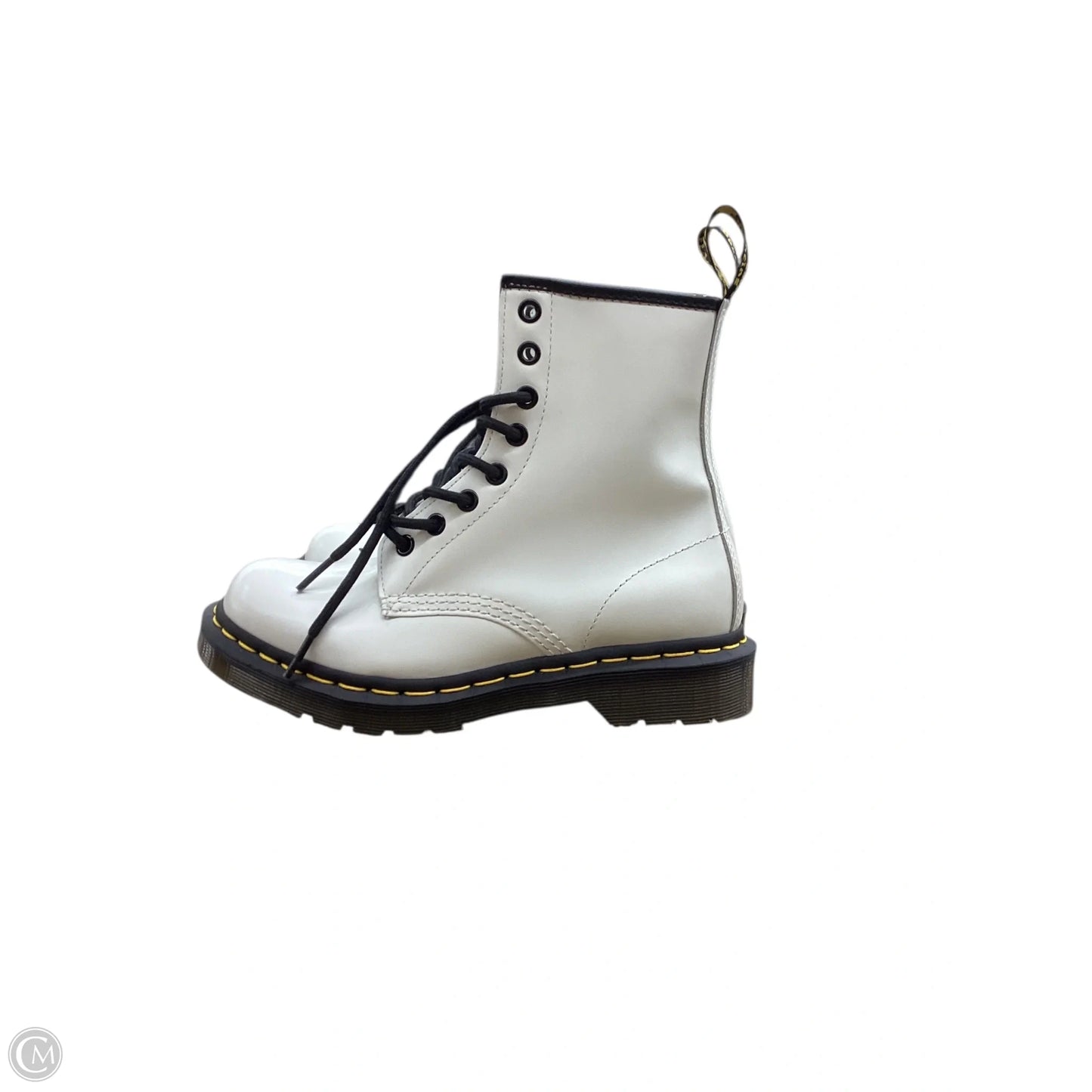 Boots Combat By Dr Martens In White, Size: 6