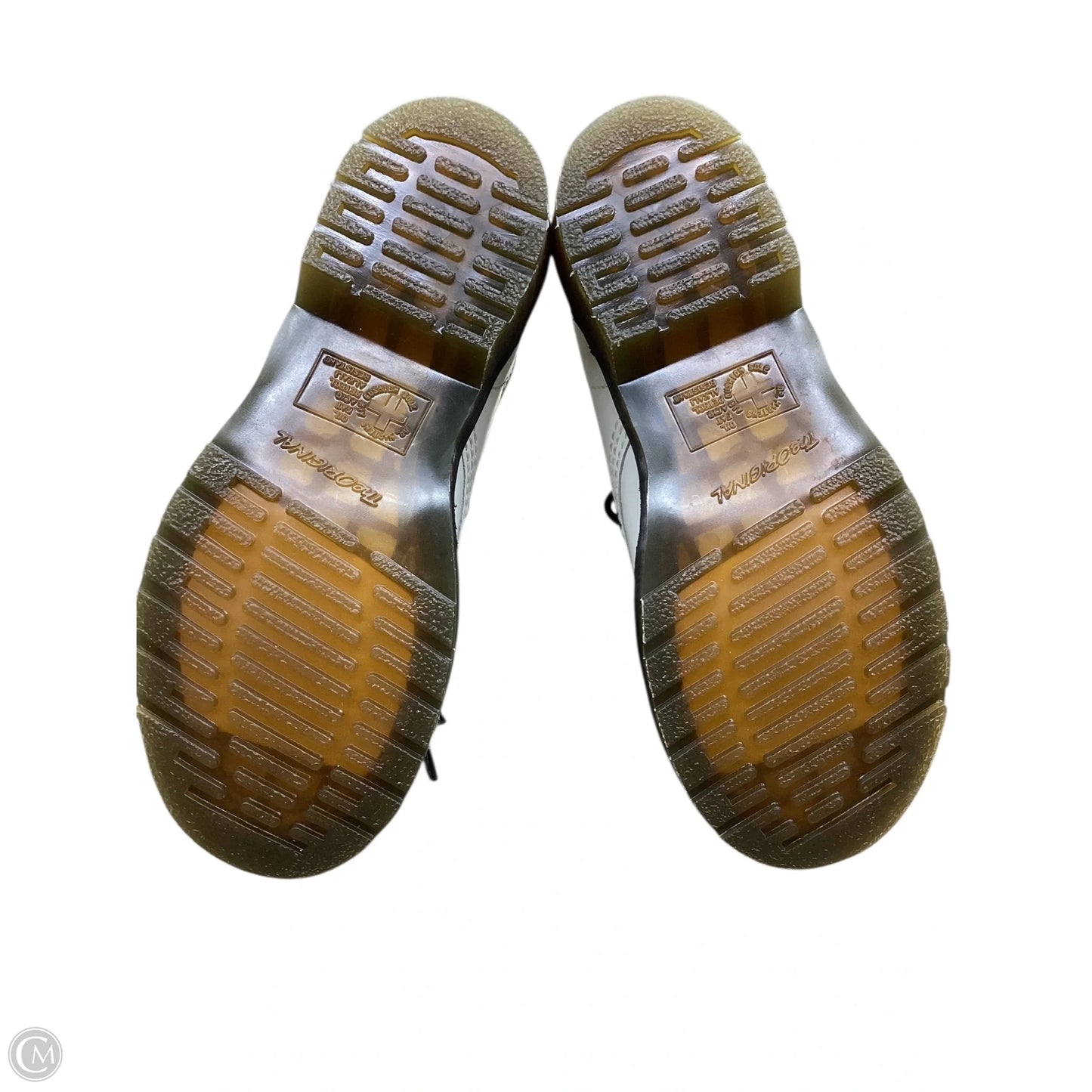 Boots Combat By Dr Martens In White, Size: 6