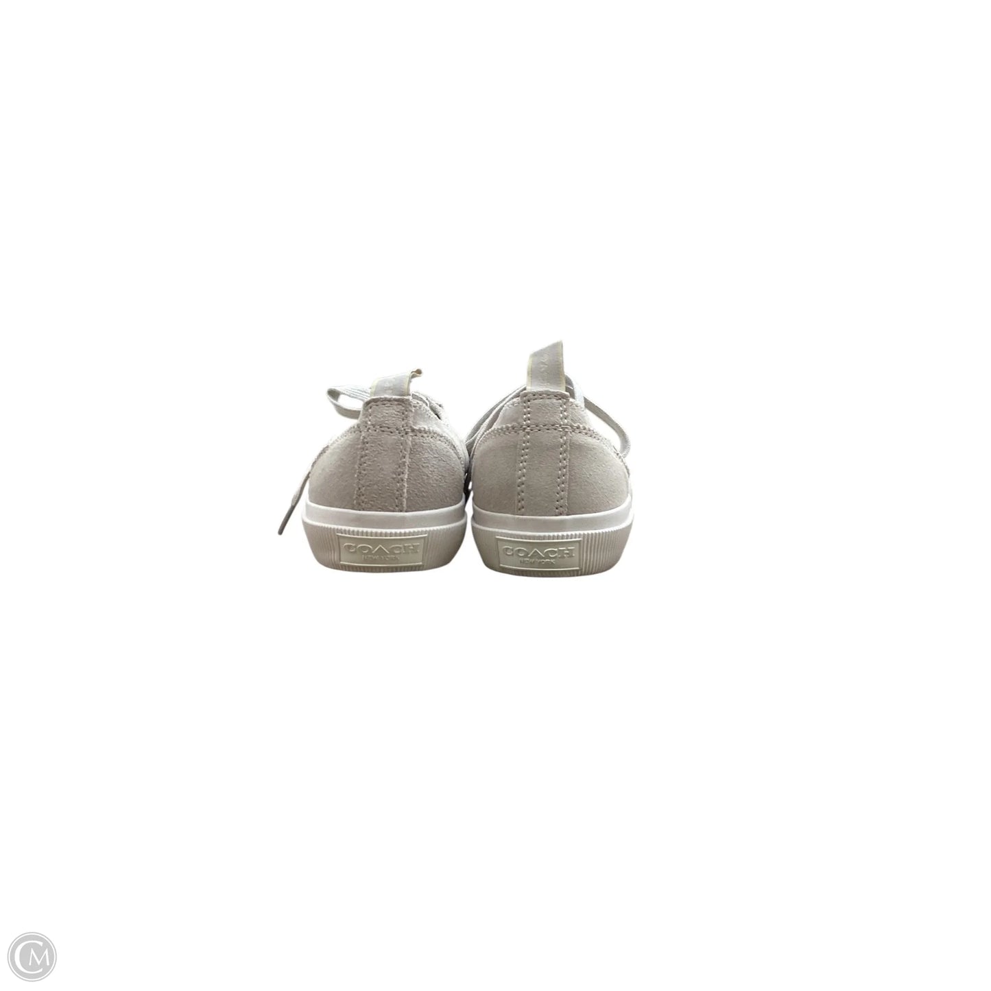 Shoes Designer By Coach In Taupe, Size: 9.5